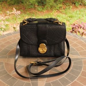 Vintage Black Leather Dooney and Bourke